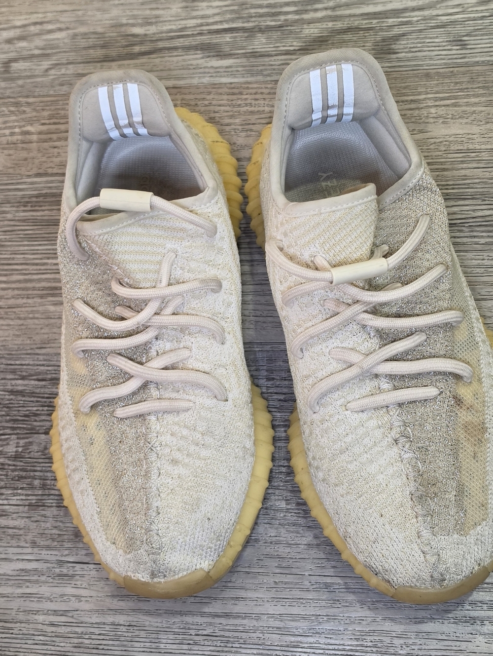 Adidas Yeezy Boost 350 V2 Cream Triple White CP9366 Mens Size 6.5 US PRE-OWNED